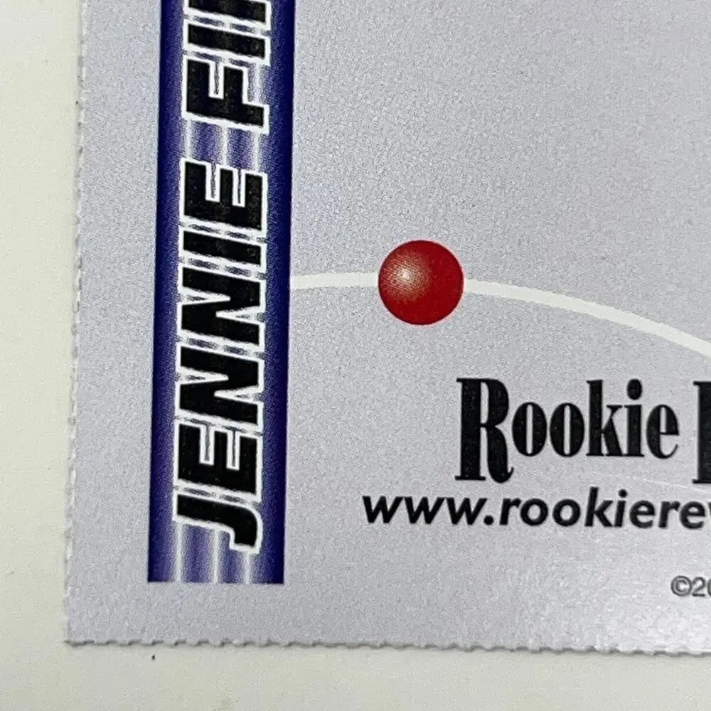 Vintage 2003 Jennie Finch Autographed Rookie Review Signed USA Softball Card 72